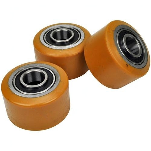 WH-746-KIT Poly Wheels (3)/Bearings 95D) For Crown Forklifts
