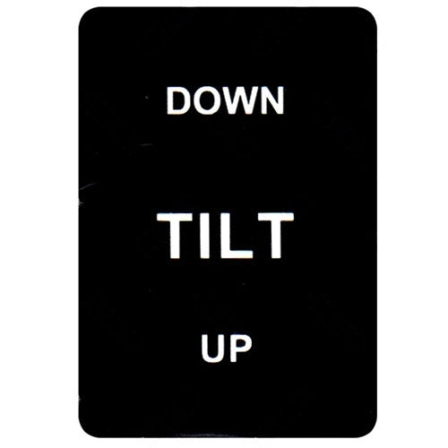 DECAL-112 Decal (Tilt F/B) For Doosan Forklifts