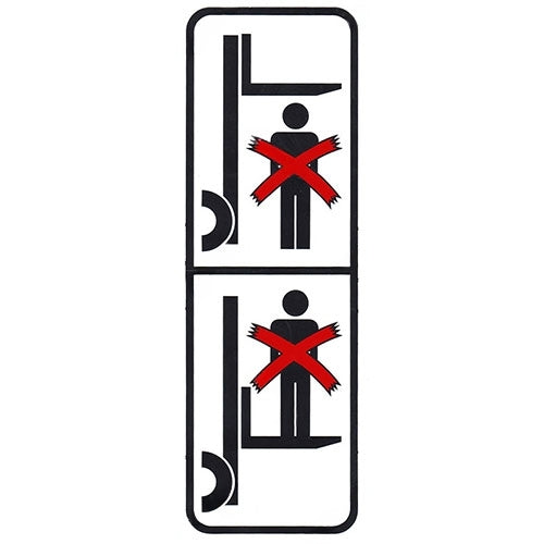 DECAL-73 Decal (Fork Warning) For Doosan Forklifts