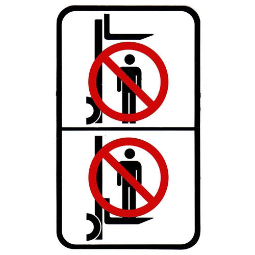 DECAL-77 Decal (Fork Warning) For Doosan Forklifts
